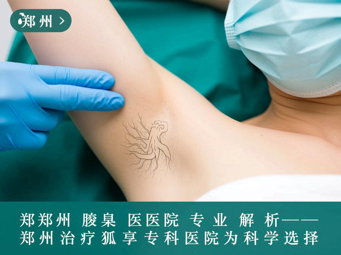 郑州腋臭医院专业解析，郑州治疗狐臭专科医院的科学选择