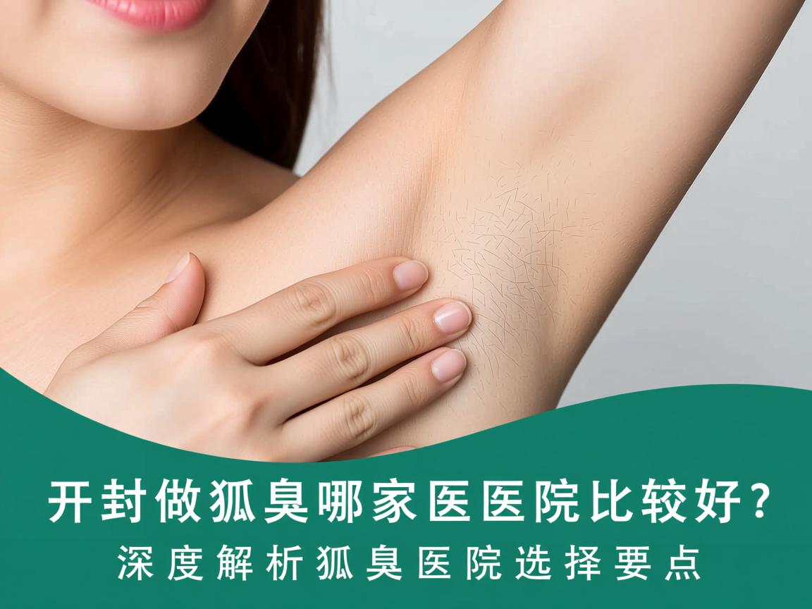 开封做狐臭哪家医院比较好？深度解析狐臭医院选择要点