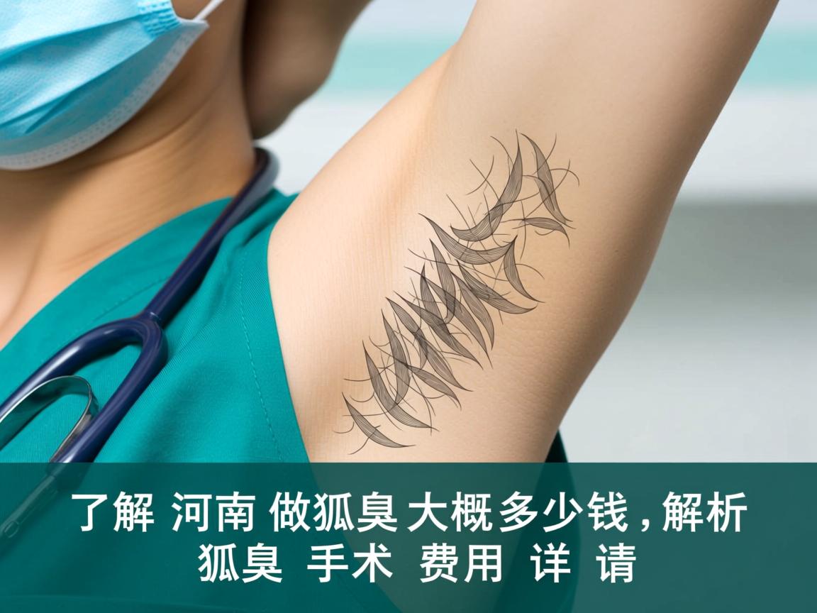 了解河南做狐臭大概多少钱，解析狐臭手术费用详情