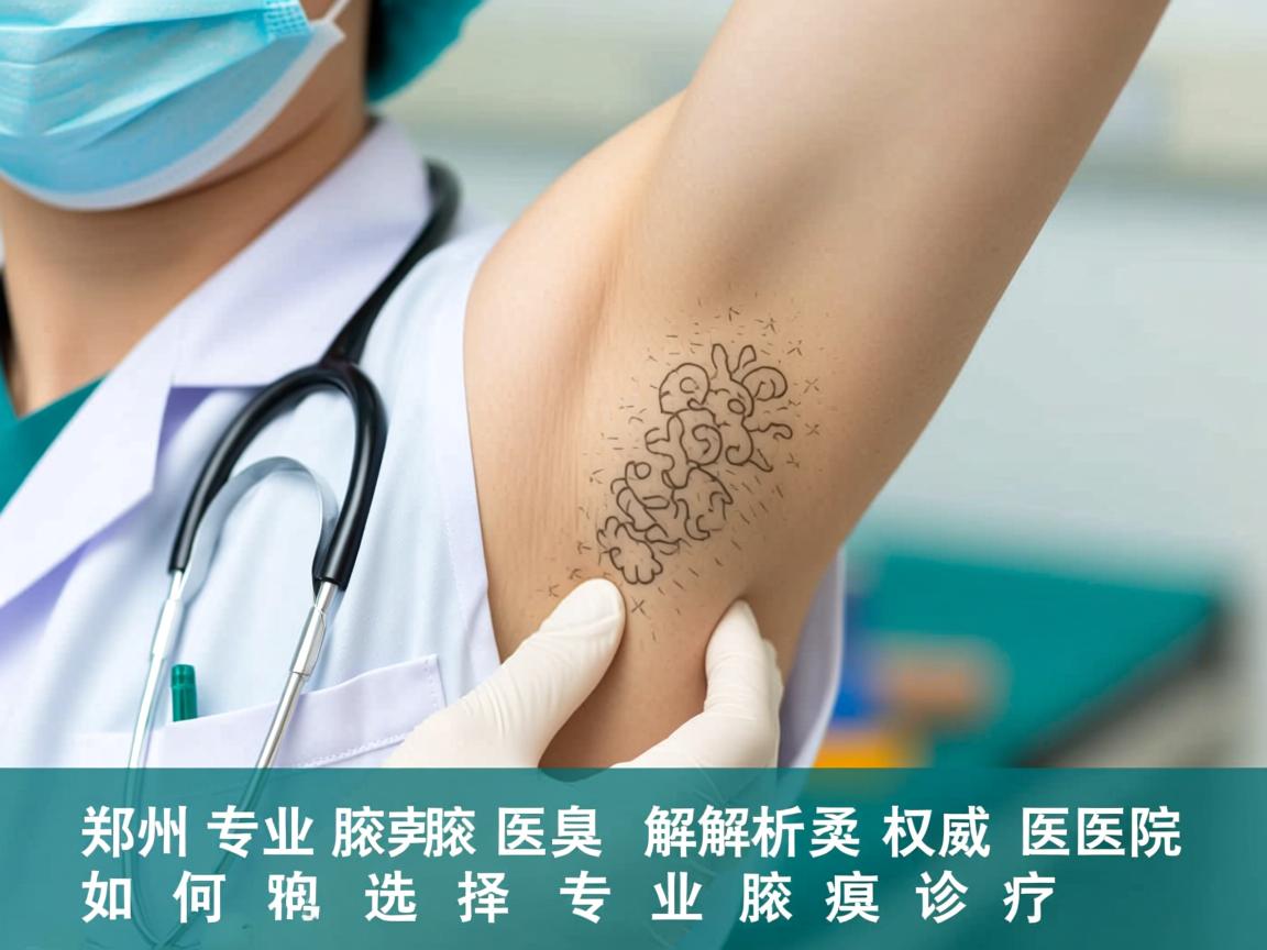 郑州专业腋臭医院解析，权威医院如何选择专业腋臭诊疗