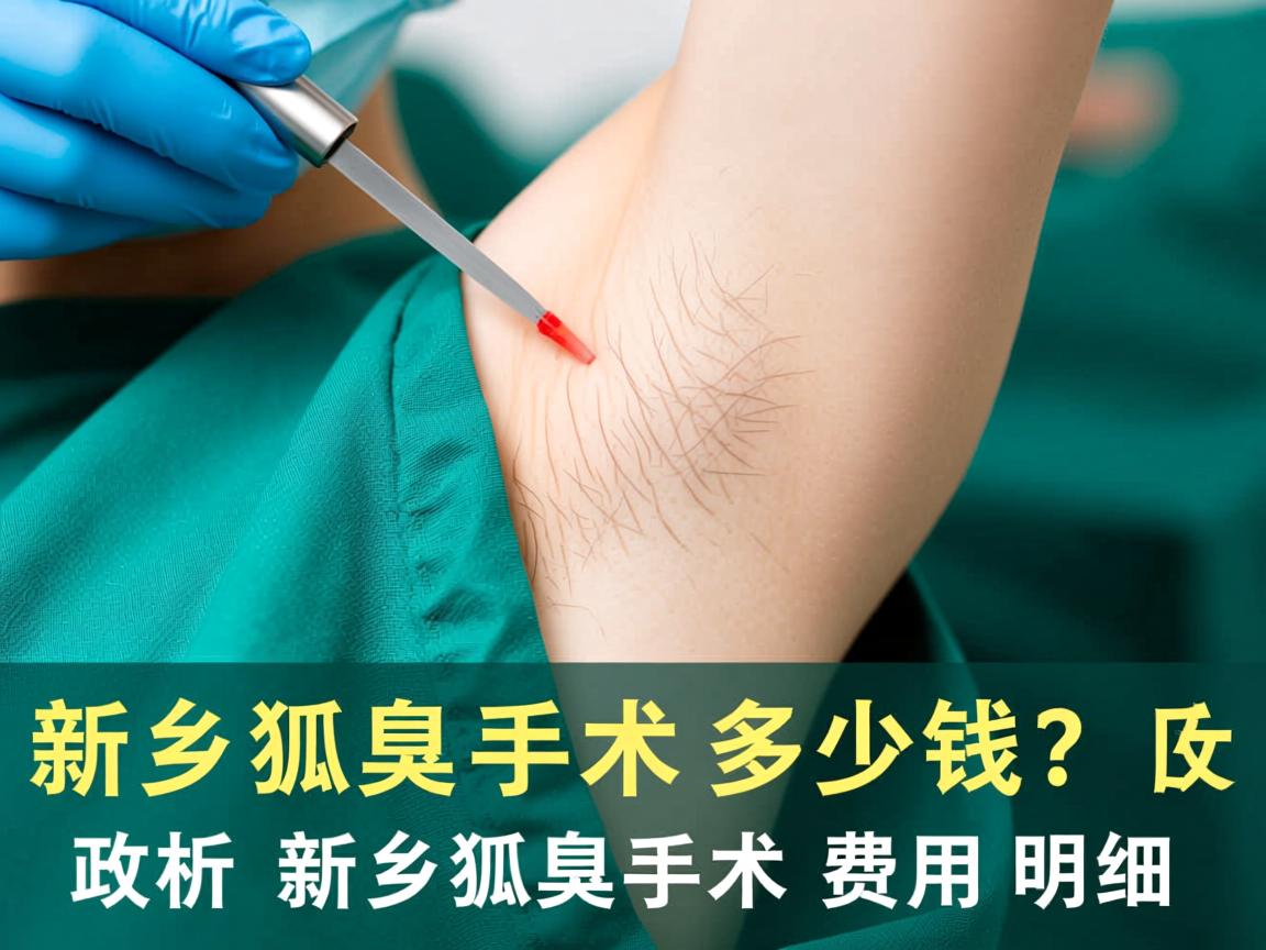 新乡狐臭手术多少钱？解析新乡狐臭手术费用明细