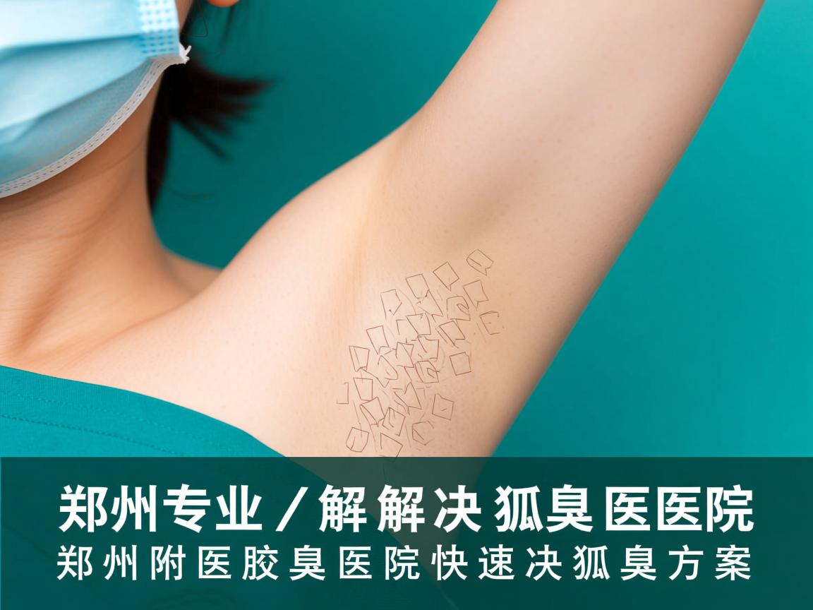 郑州专业解决狐臭医院，郑州附医腋臭医院快速解决狐臭方案