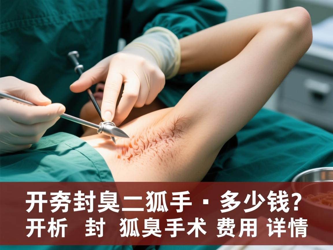 开封狐臭手术多少钱？解析开封狐臭手术费用详情