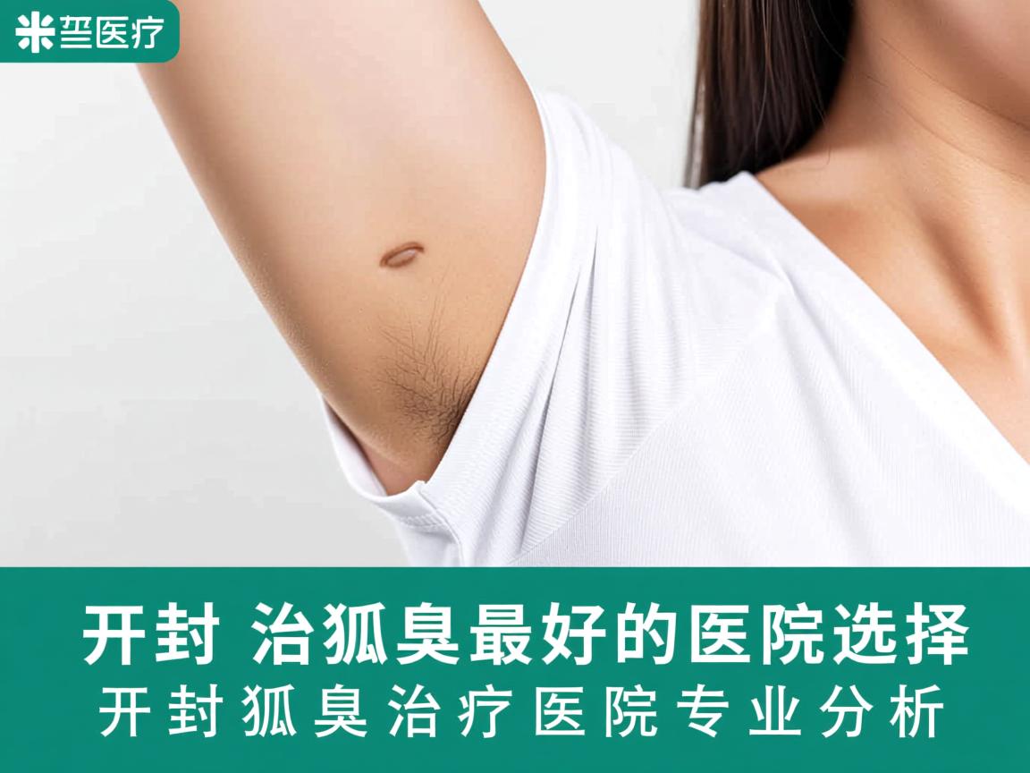 开封治狐臭最好的医院选择，开封狐臭治疗医院专业分析