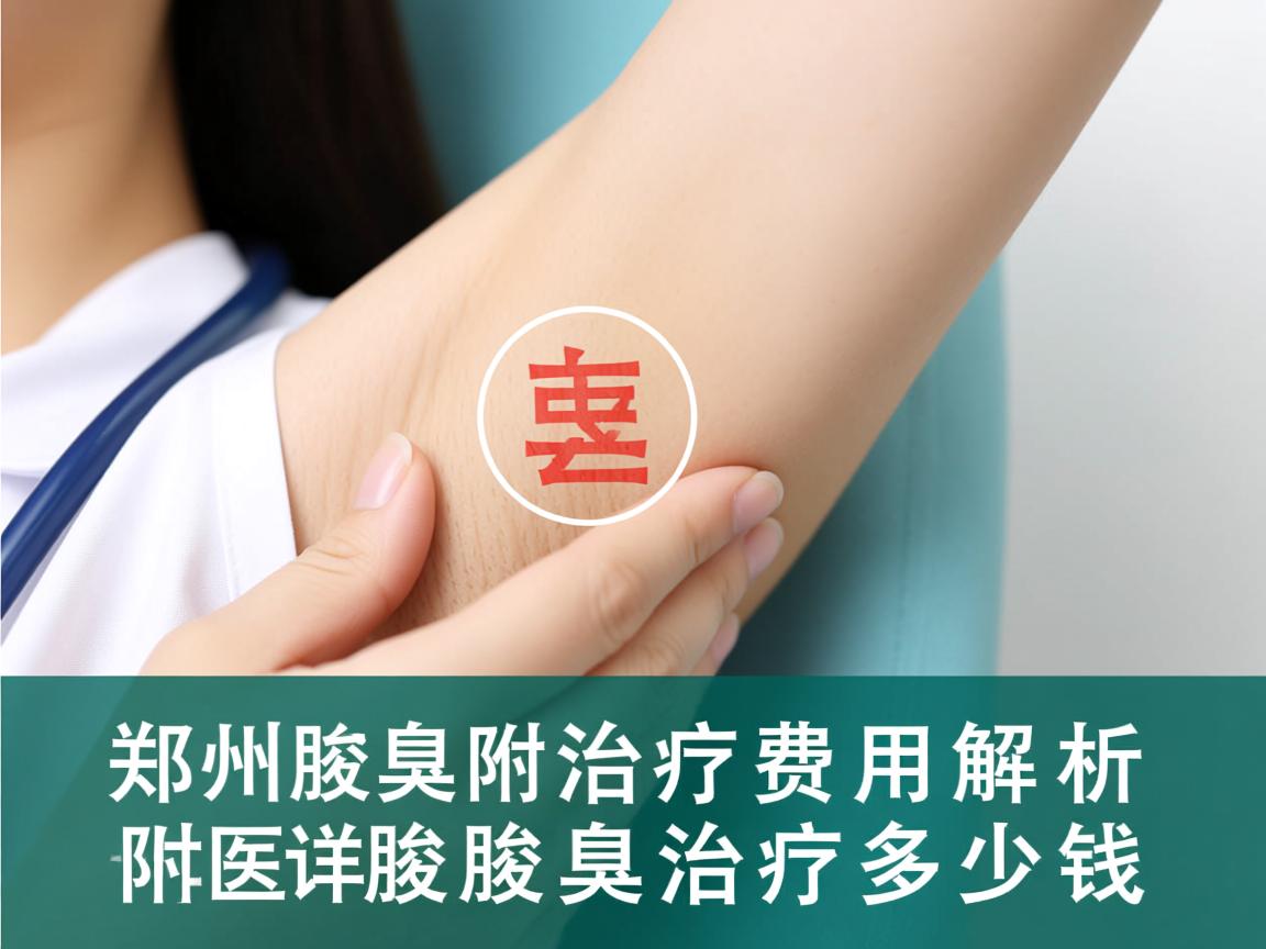 郑州腋臭治疗费用解析，郑州附医详解腋臭治疗多少钱