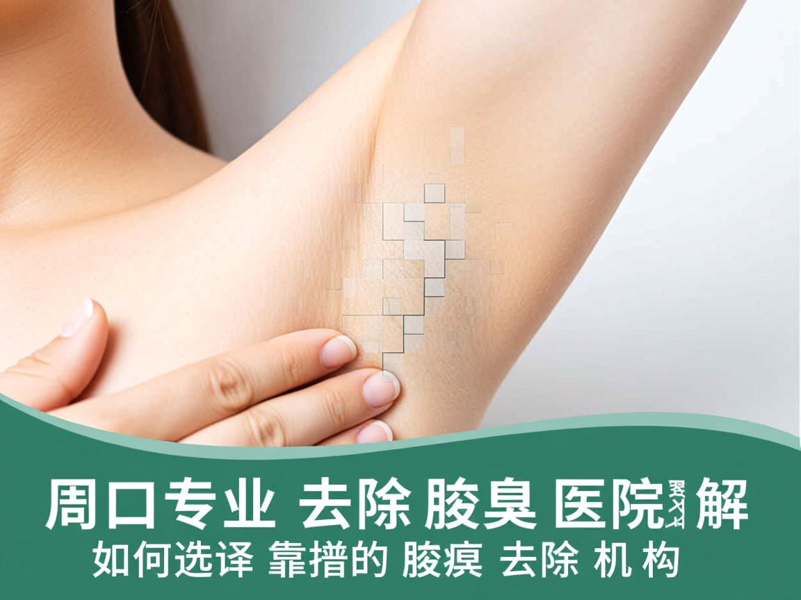周口专业去除腋臭医院解析，如何选择靠谱的腋臭去除机构