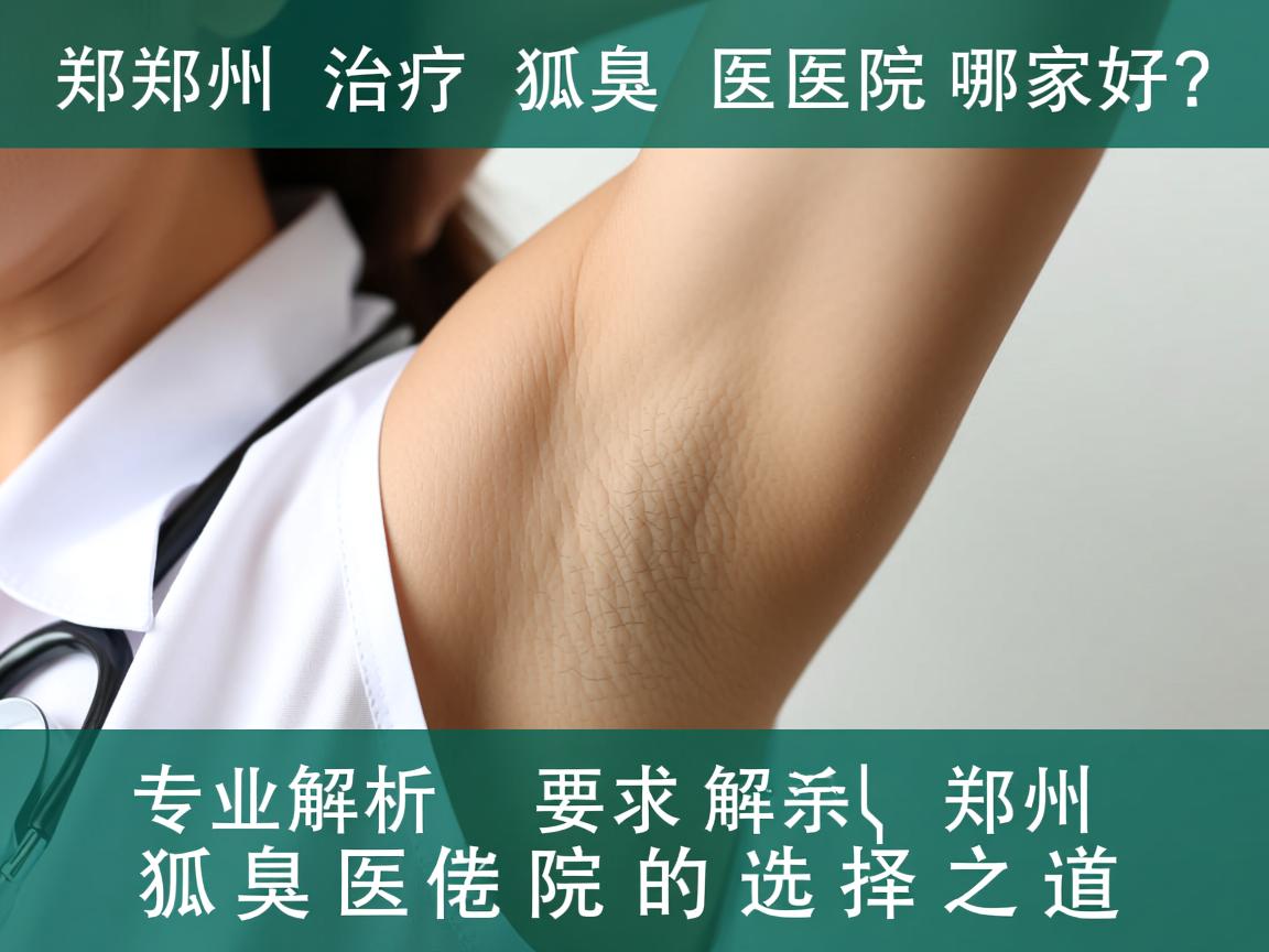 郑州治疗狐臭医院哪家好？专业解析郑州狐臭医院的选择之道