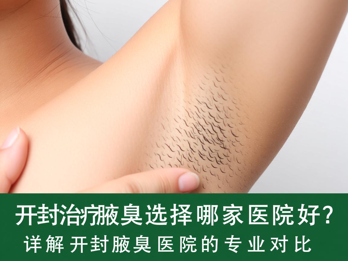 开封治疗腋臭选择哪家医院好？详解开封腋臭医院的专业对比