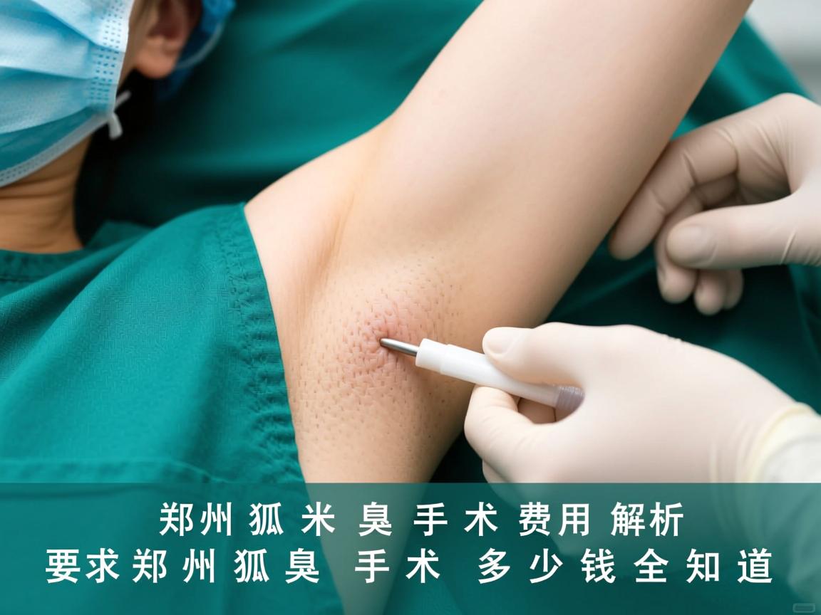 郑州狐臭手术费用解析，郑州狐臭手术多少钱全知道