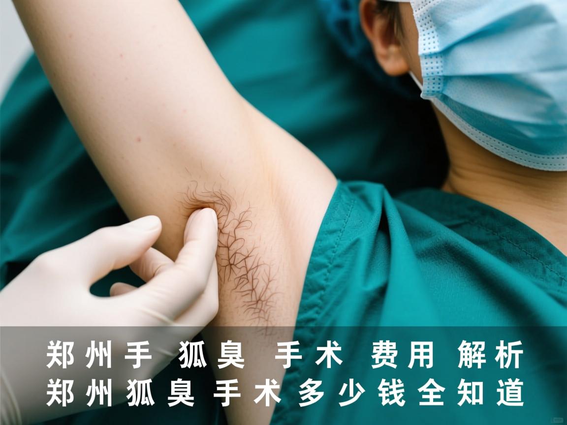 郑州狐臭手术费用解析，郑州狐臭手术多少钱全知道