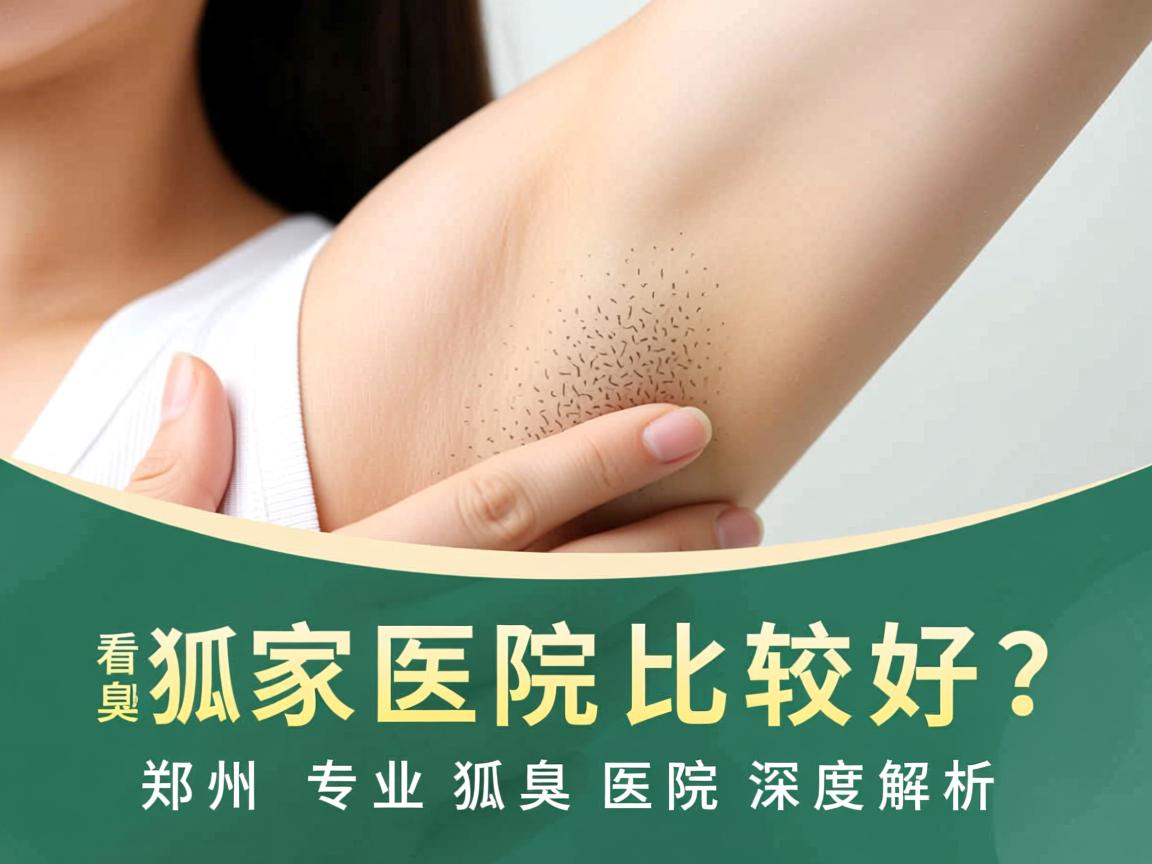 郑州看狐臭哪家医院比较好？郑州专业狐臭医院深度解析