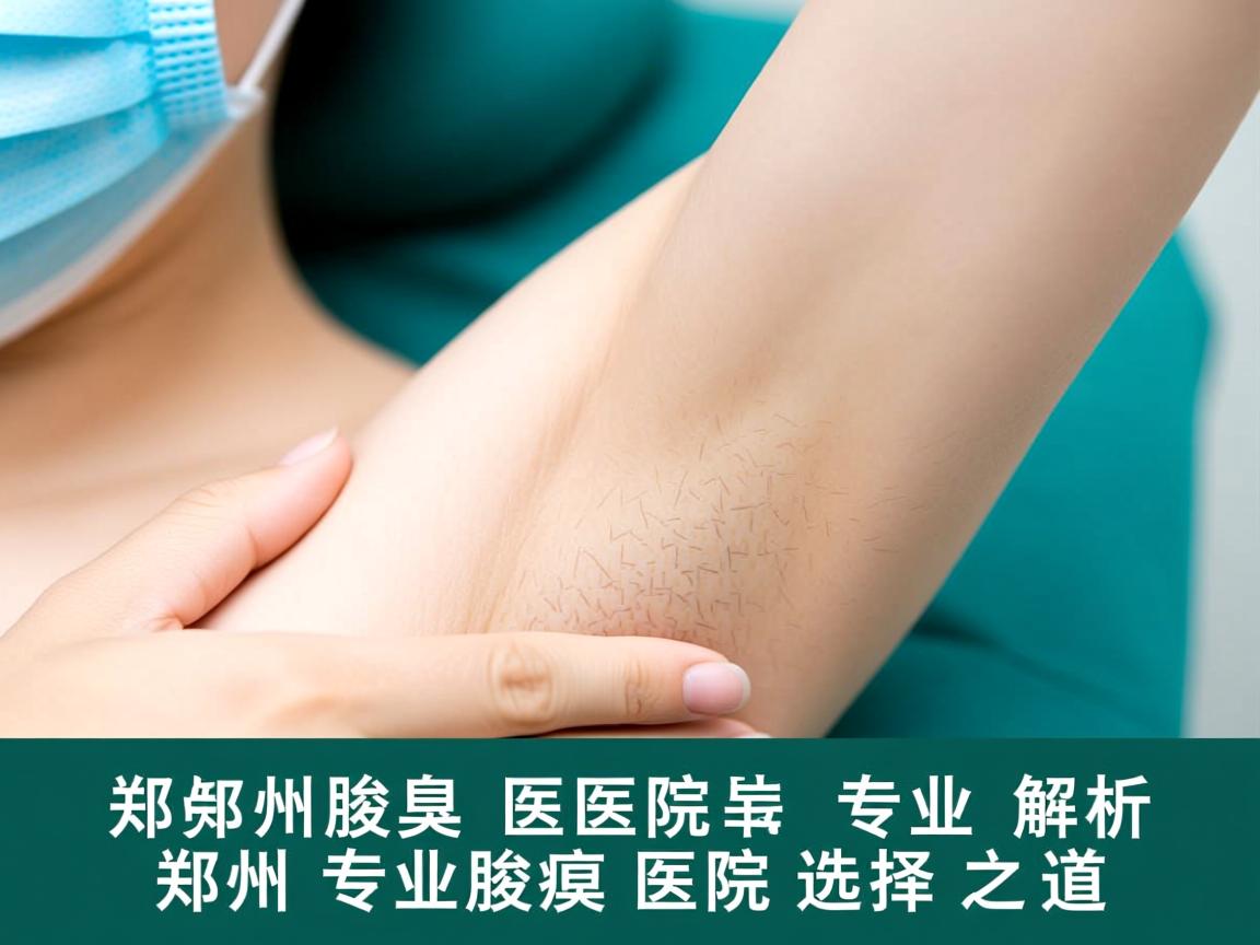 郑州腋臭医院专业解析，郑州专业腋臭医院的选择之道