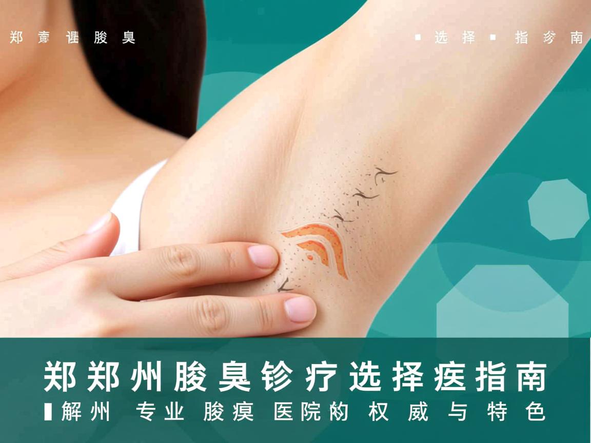 郑州腋臭诊疗选择指南，解析郑州专业腋臭医院的权威与特色