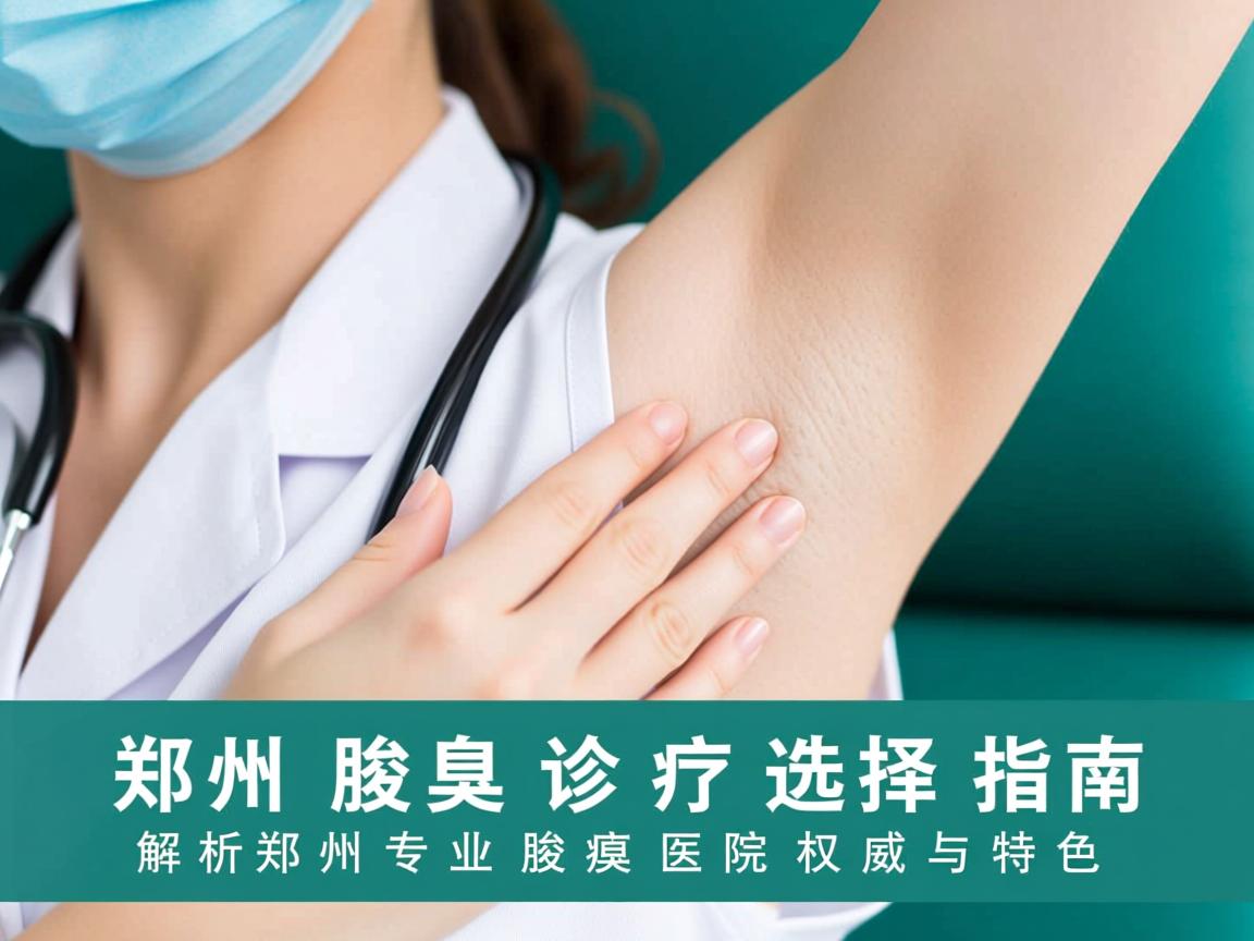 郑州腋臭诊疗选择指南，解析郑州专业腋臭医院的权威与特色