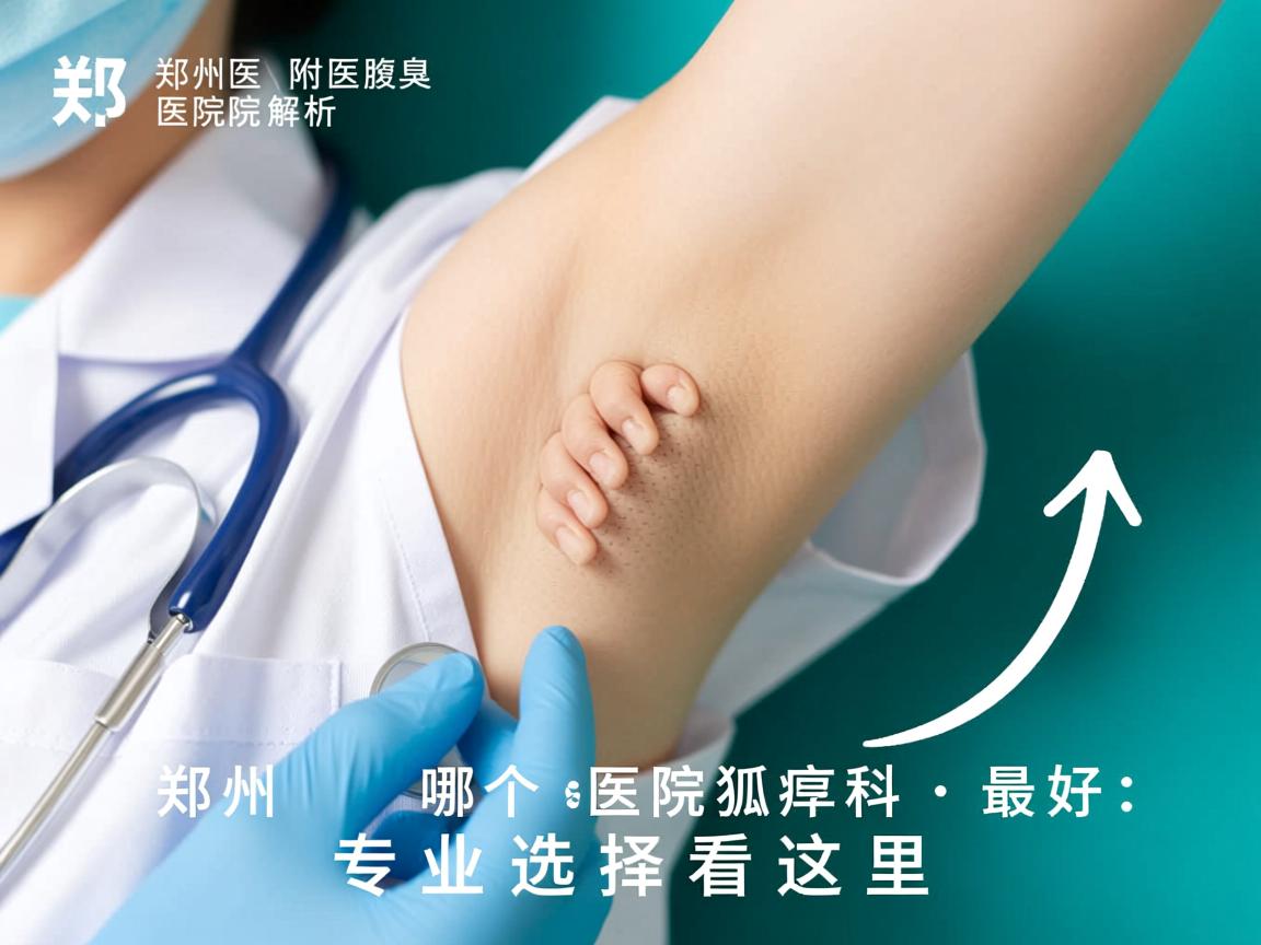 郑州附医腋臭医院解析，郑州哪个医院狐臭科最好，专业选择看这里