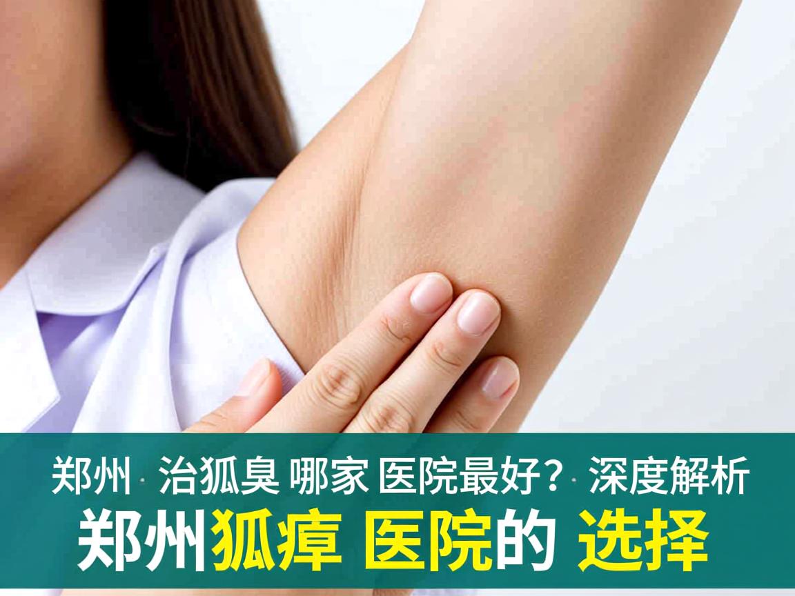 郑州治狐臭哪家医院最好？深度解析郑州狐臭医院的选择