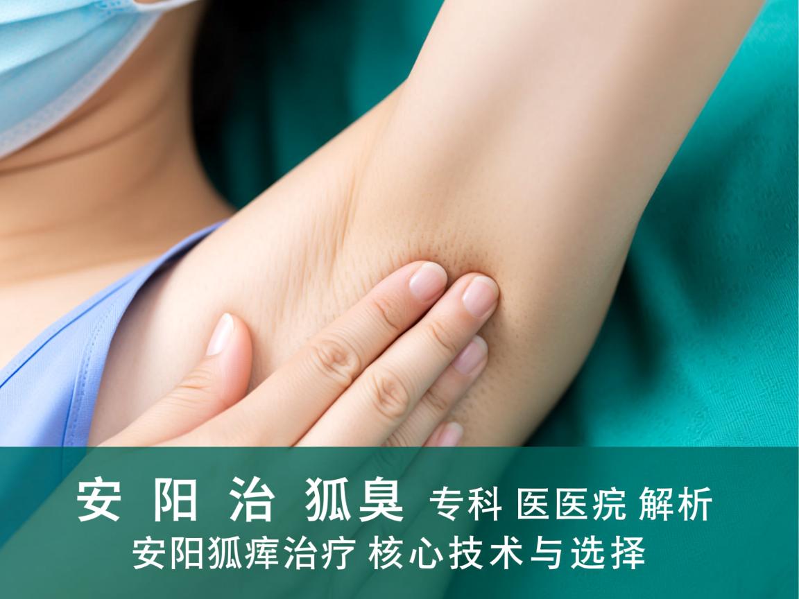 安阳治狐臭专科医院解析，安阳狐臭治疗的核心技术与选择