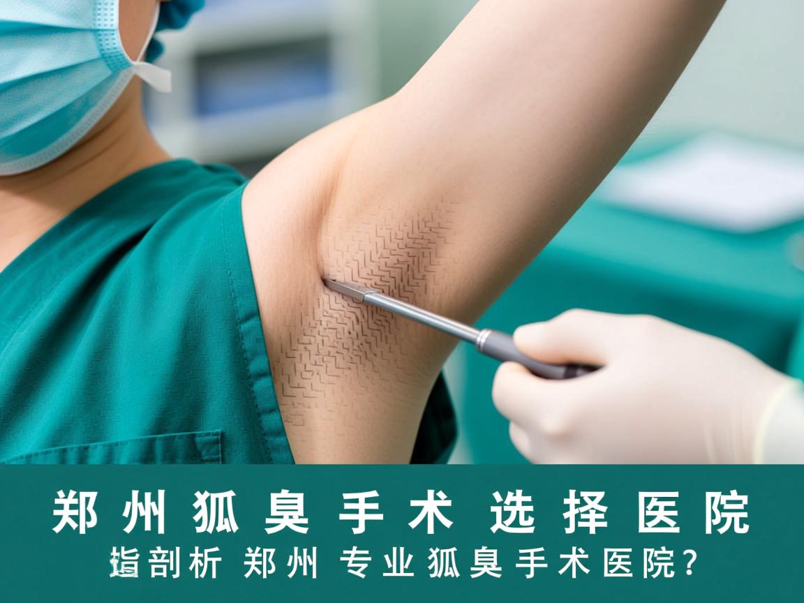 郑州狐臭手术医院选择指南，剖析郑州专业狐臭手术医院
