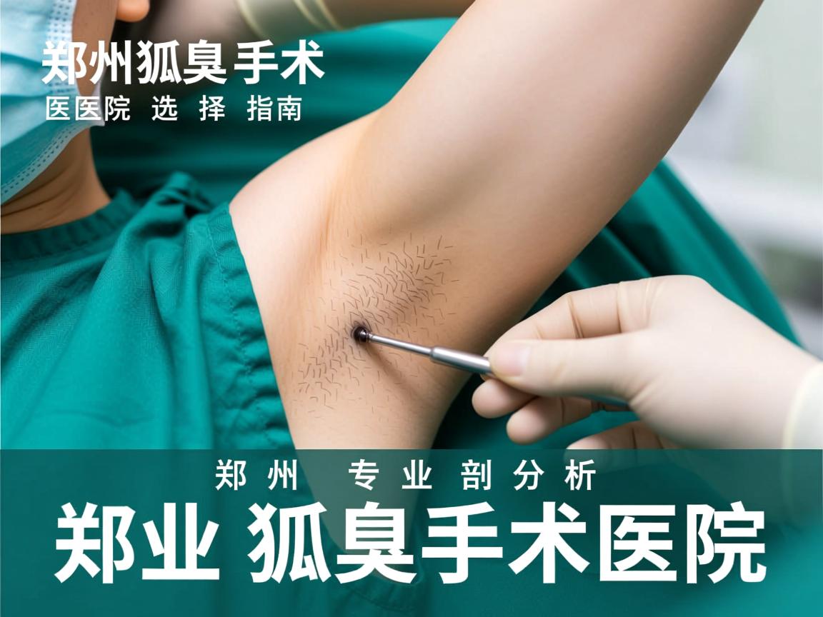 郑州狐臭手术医院选择指南，剖析郑州专业狐臭手术医院