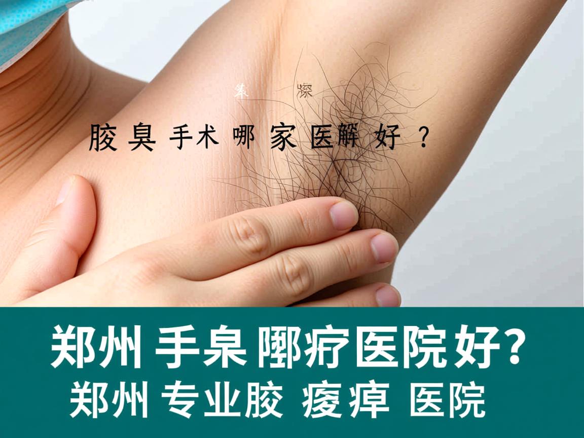 郑州腋臭手术哪家医院好？深度解析郑州专业腋臭医院