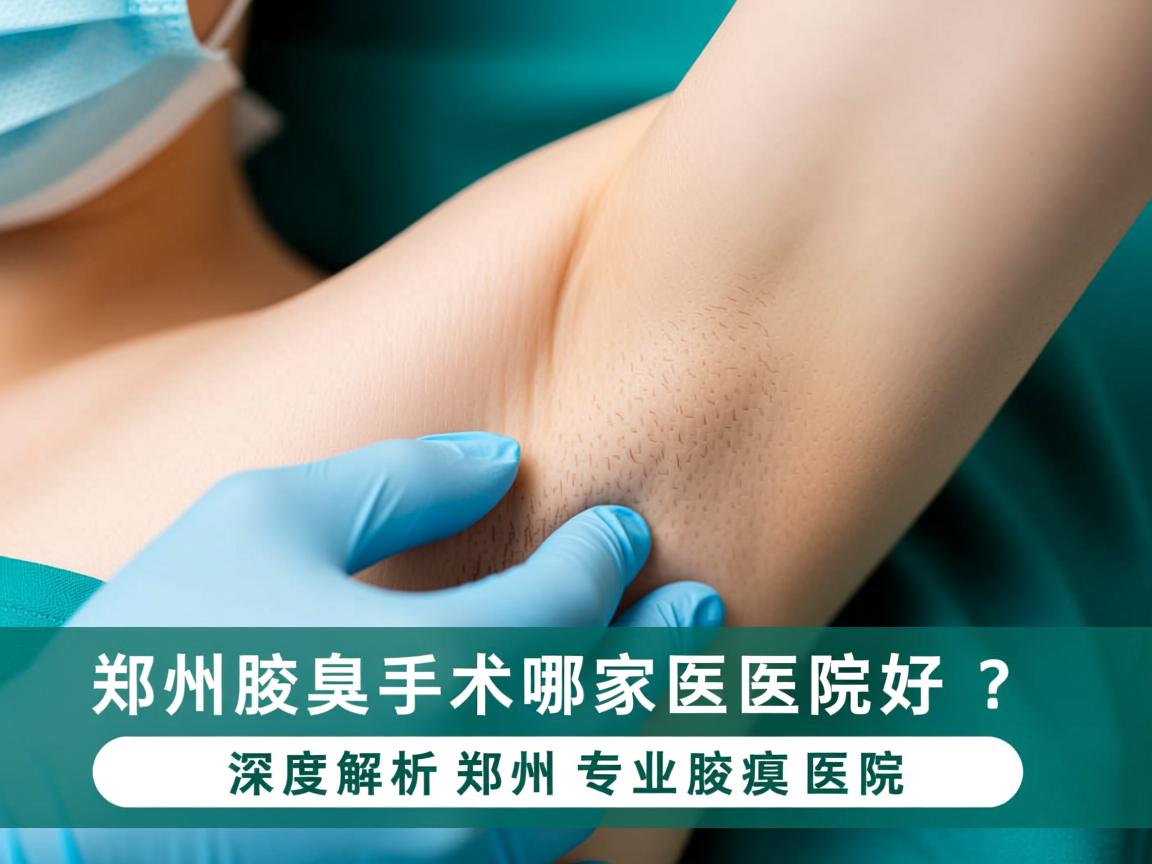 郑州腋臭手术哪家医院好？深度解析郑州专业腋臭医院