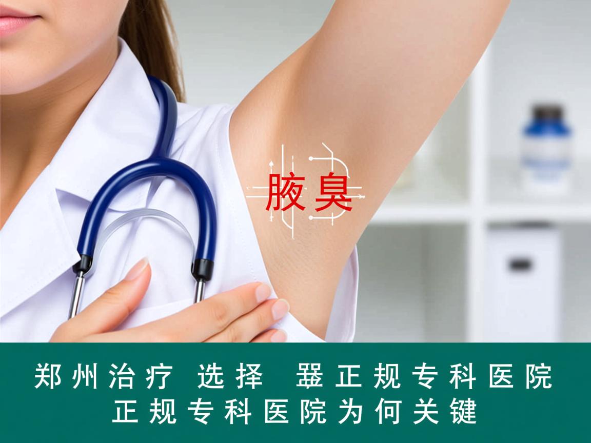 郑州治疗腋臭选择正规专科医院,正规专科医院为何关键 郑州治疗腋臭选择正规专科医院,正规专科医院为何关键