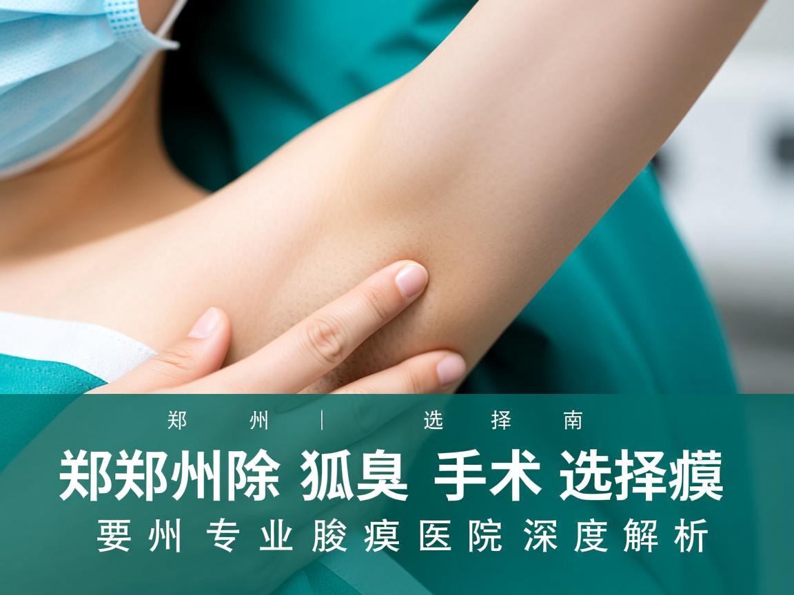 郑州除狐臭手术选择指南，郑州专业腋臭医院深度解析