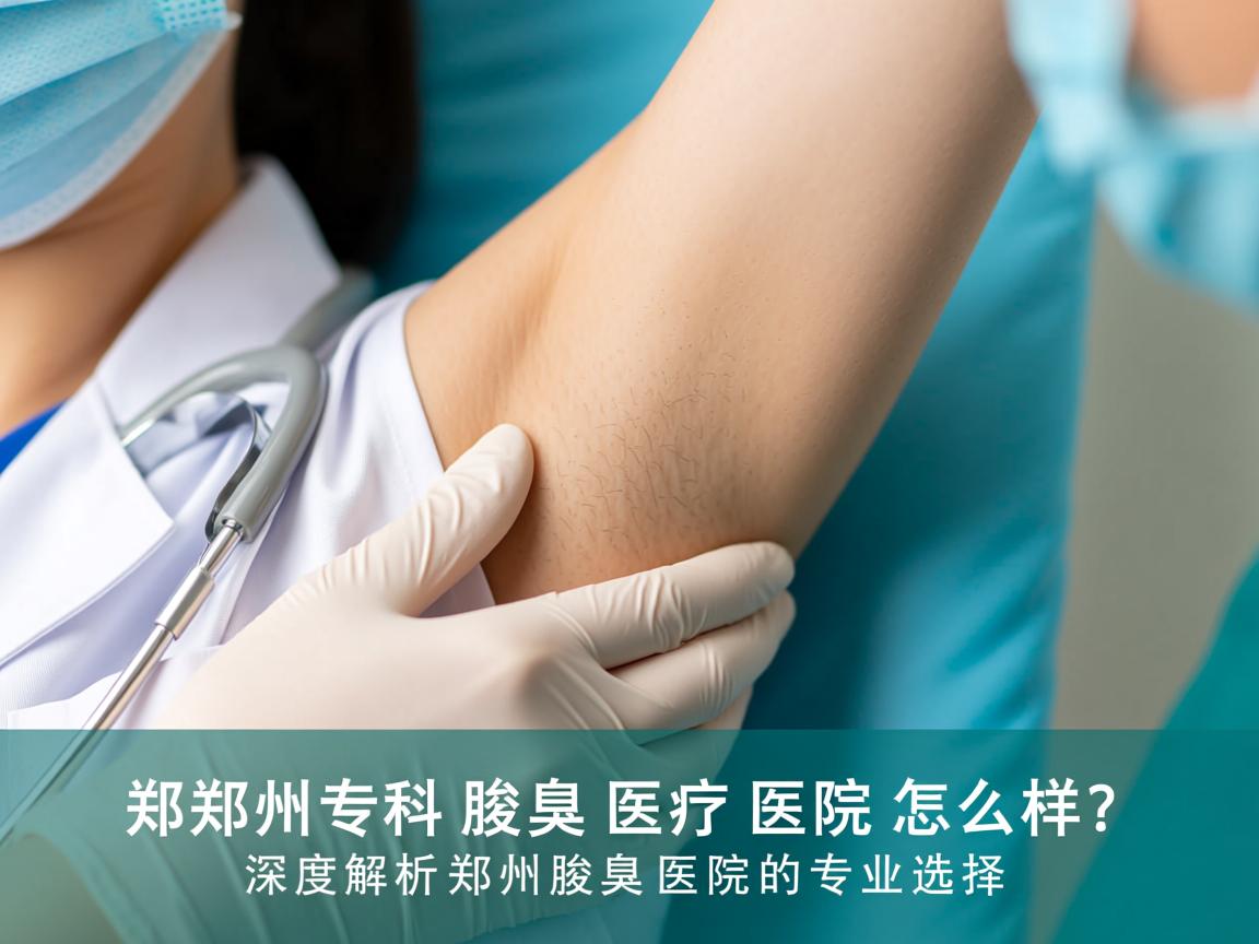 郑州专科腋臭医院怎么样？深度解析郑州腋臭医院的专业选择