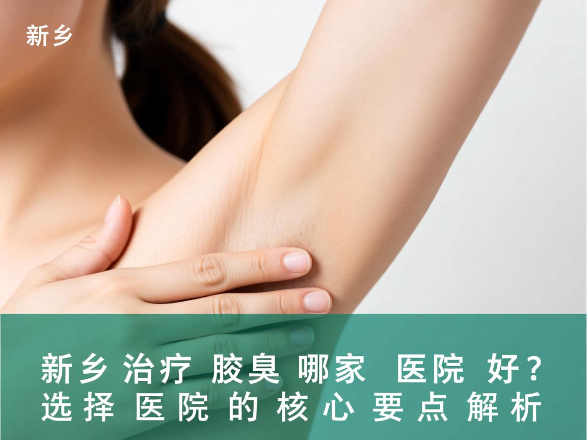 新乡治疗腋臭哪家医院好？选择医院的核心要点解析