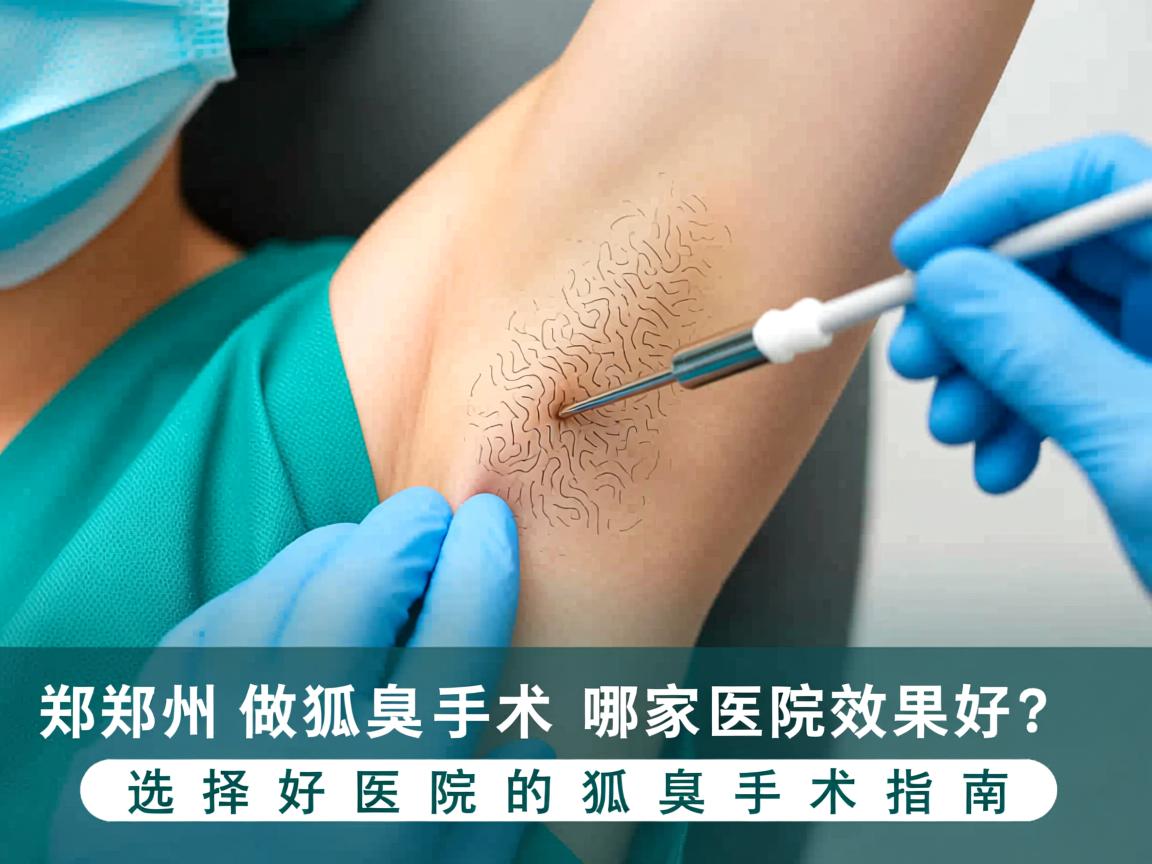 郑州做狐臭手术哪家医院效果好？选择好医院的狐臭手术指南