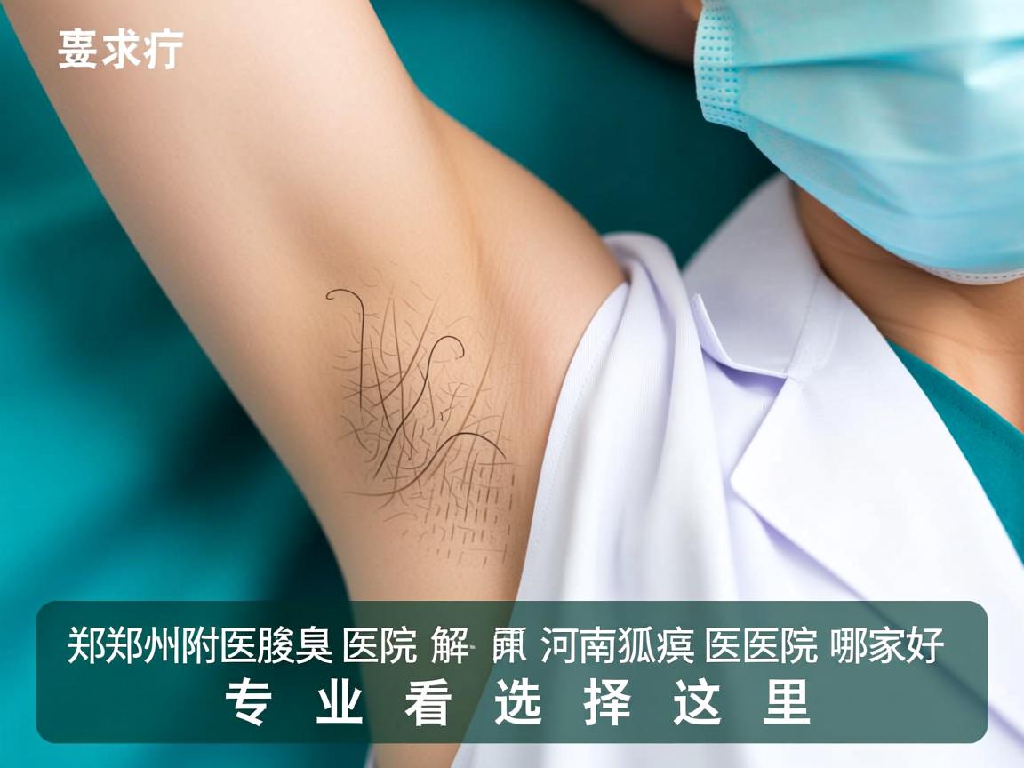 郑州附医腋臭医院解析，河南狐臭医院哪家好，专业选择看这里