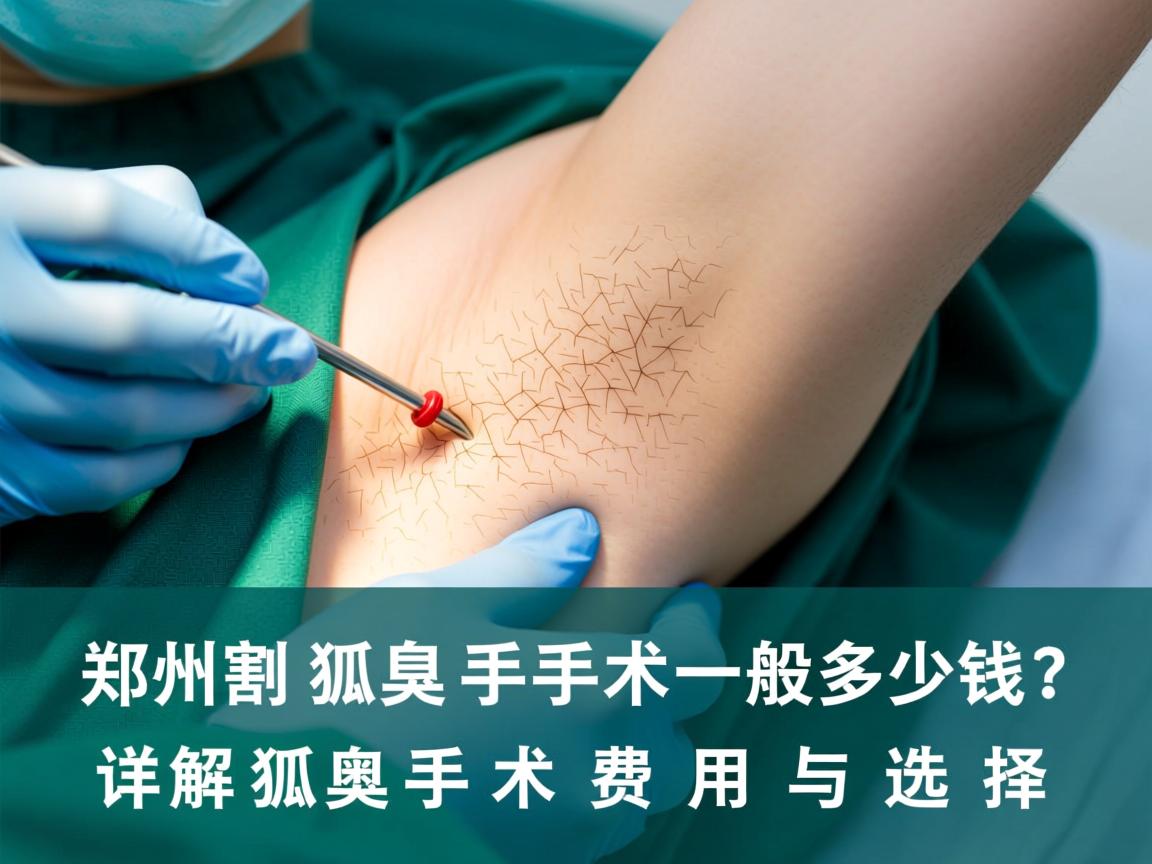 郑州割狐臭手术一般多少钱？详解狐臭手术费用与选择