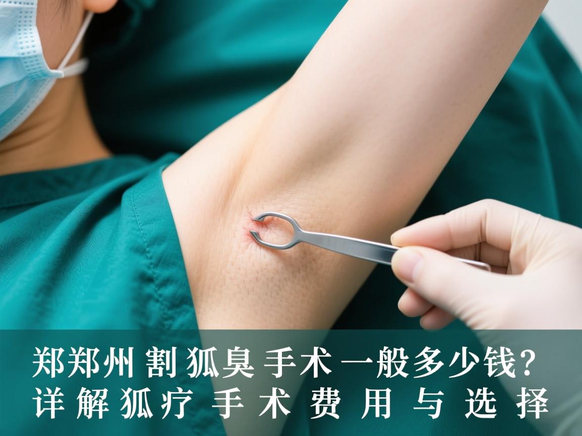 郑州割狐臭手术一般多少钱？详解狐臭手术费用与选择