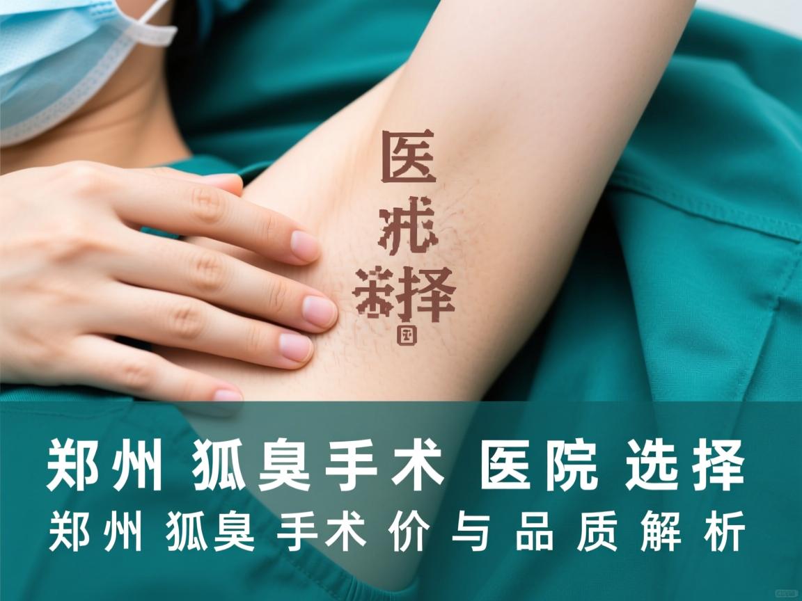 郑州狐臭手术医院选择指南，郑州狐臭手术价格与品质解析