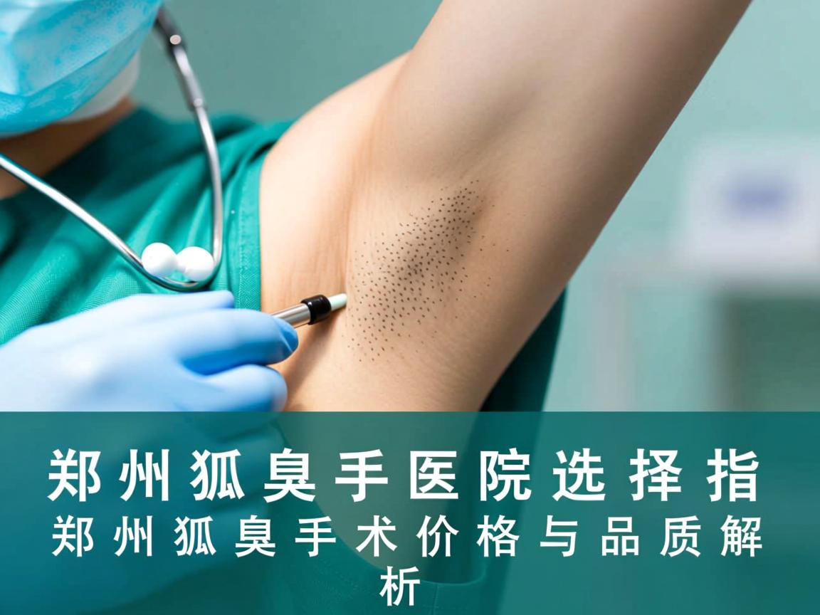 郑州狐臭手术医院选择指南，郑州狐臭手术价格与品质解析