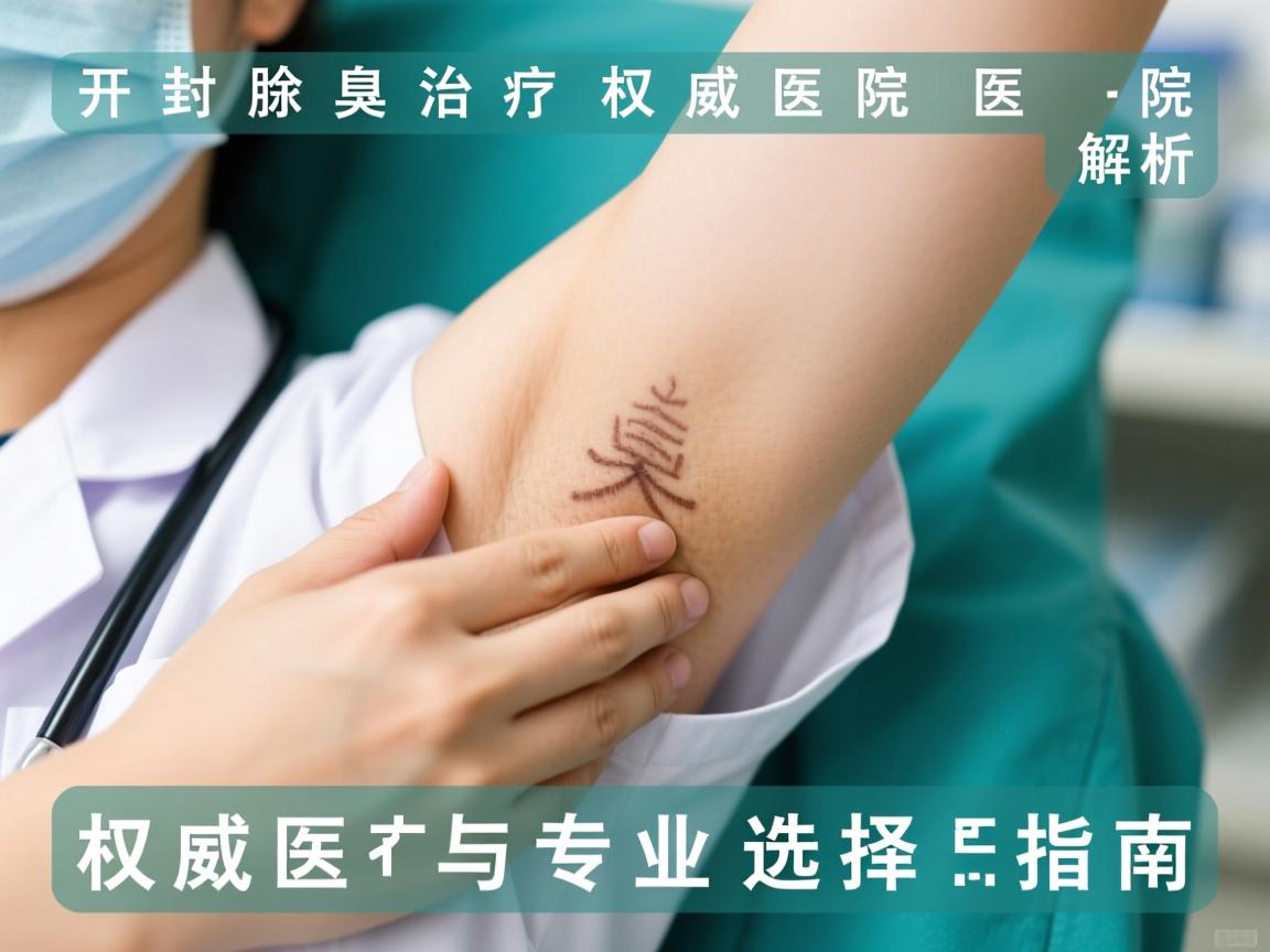 开封腋臭治疗权威医院解析，权威医生与专业选择指南