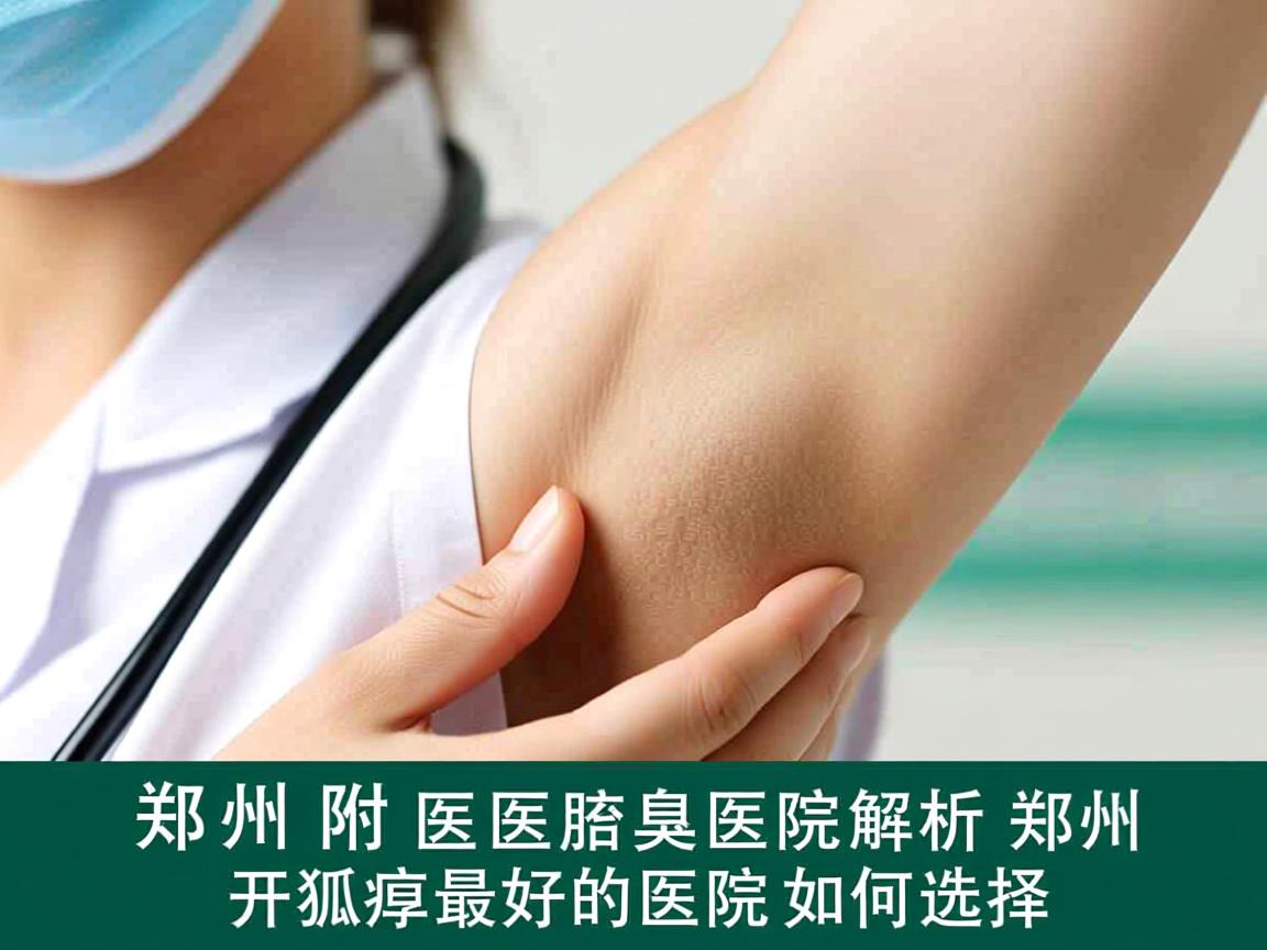 郑州附医腋臭医院解析，郑州开狐臭最好的医院如何选择