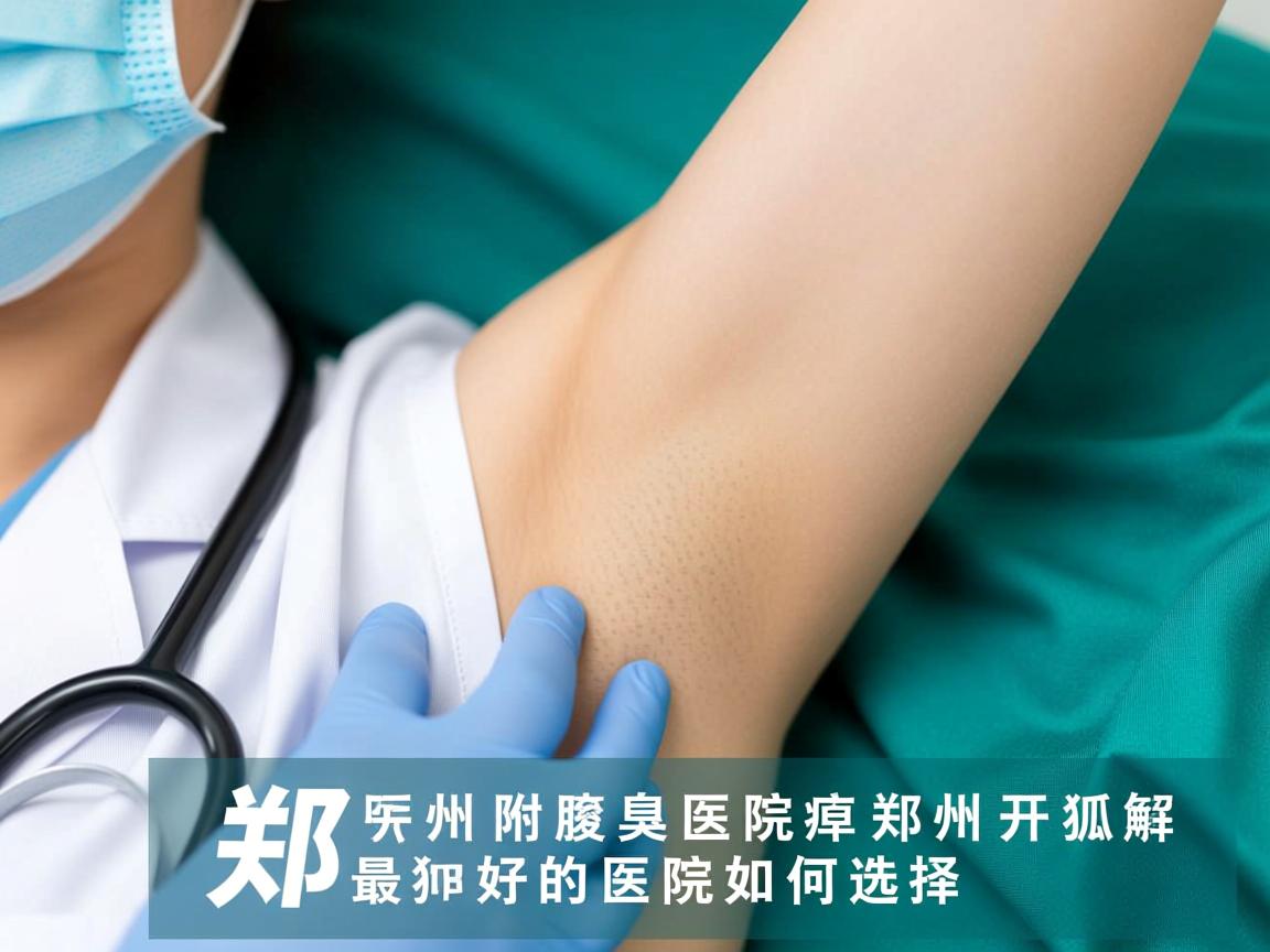 郑州附医腋臭医院解析，郑州开狐臭最好的医院如何选择