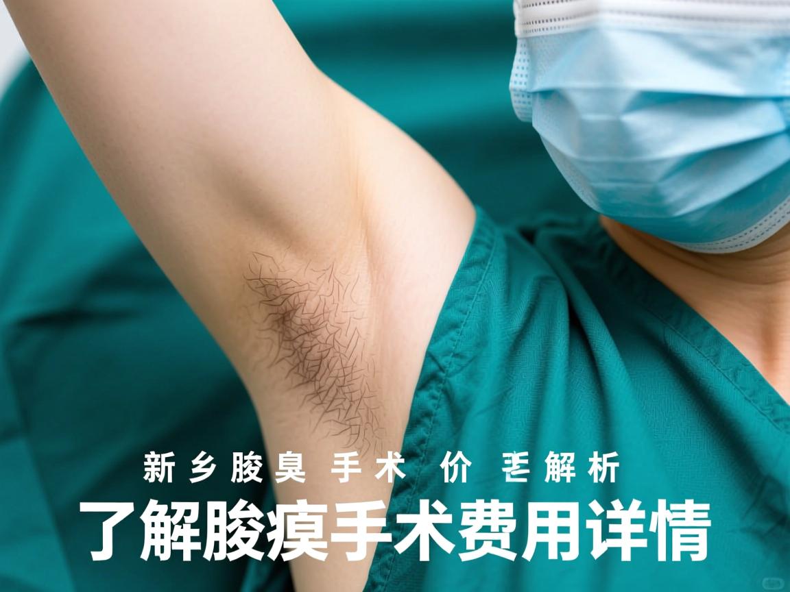 新乡腋臭手术价格解析，了解腋臭手术费用详情