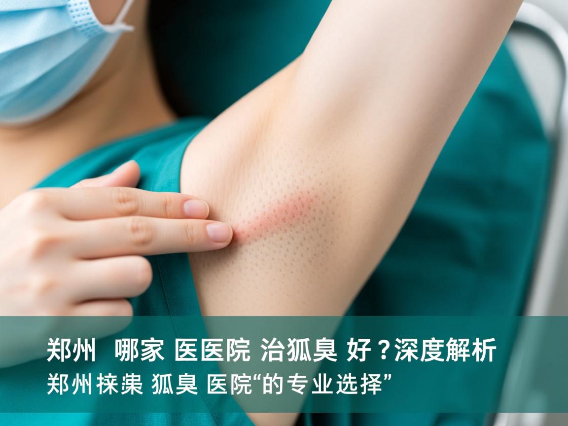 郑州哪家医院治狐臭好？深度解析郑州狐臭医院的专业选择