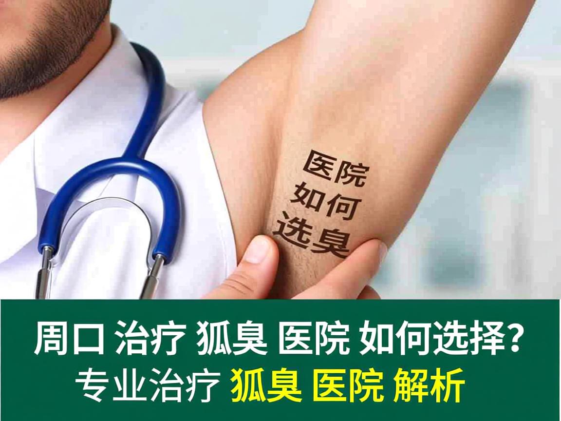 周口治疗狐臭医院如何选择？专业治疗狐臭的医院解析