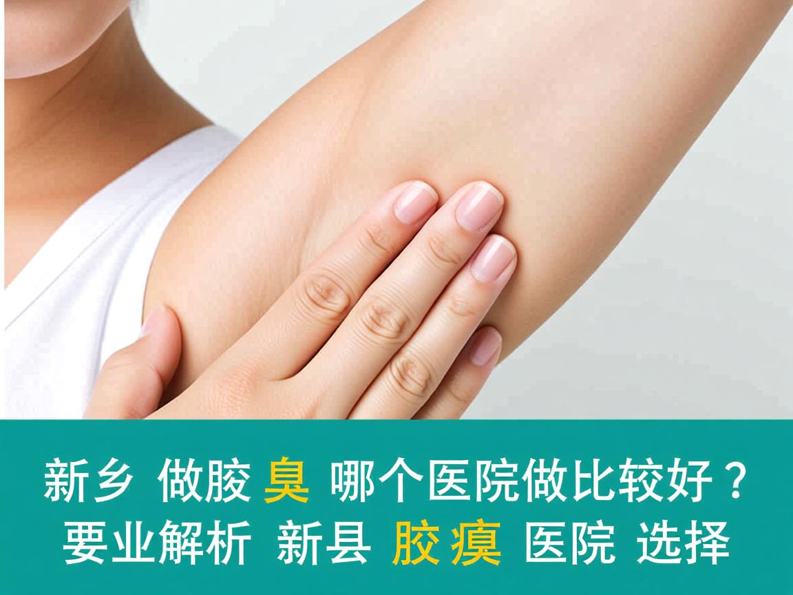 新乡做腋臭哪个医院做比较好？专业解析新乡腋臭医院选择