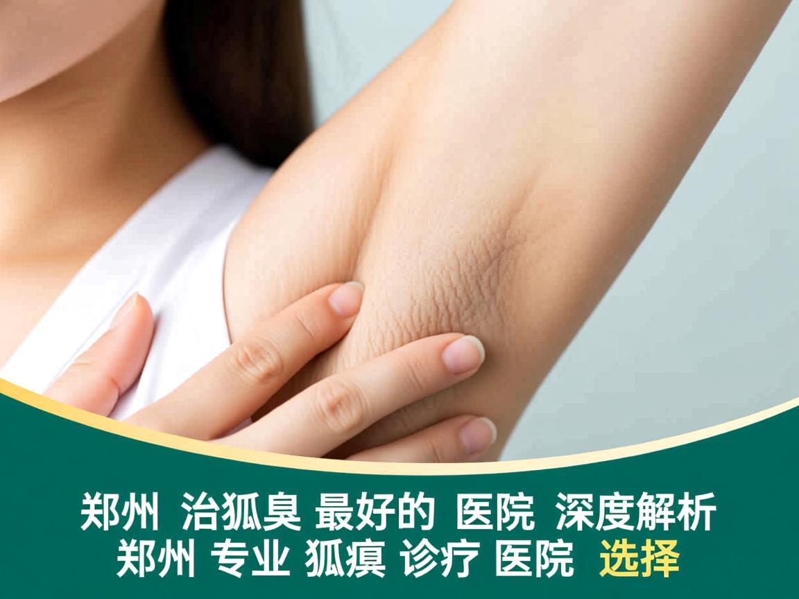 郑州治狐臭最好的医院深度解析，郑州专业狐臭诊疗医院的选择