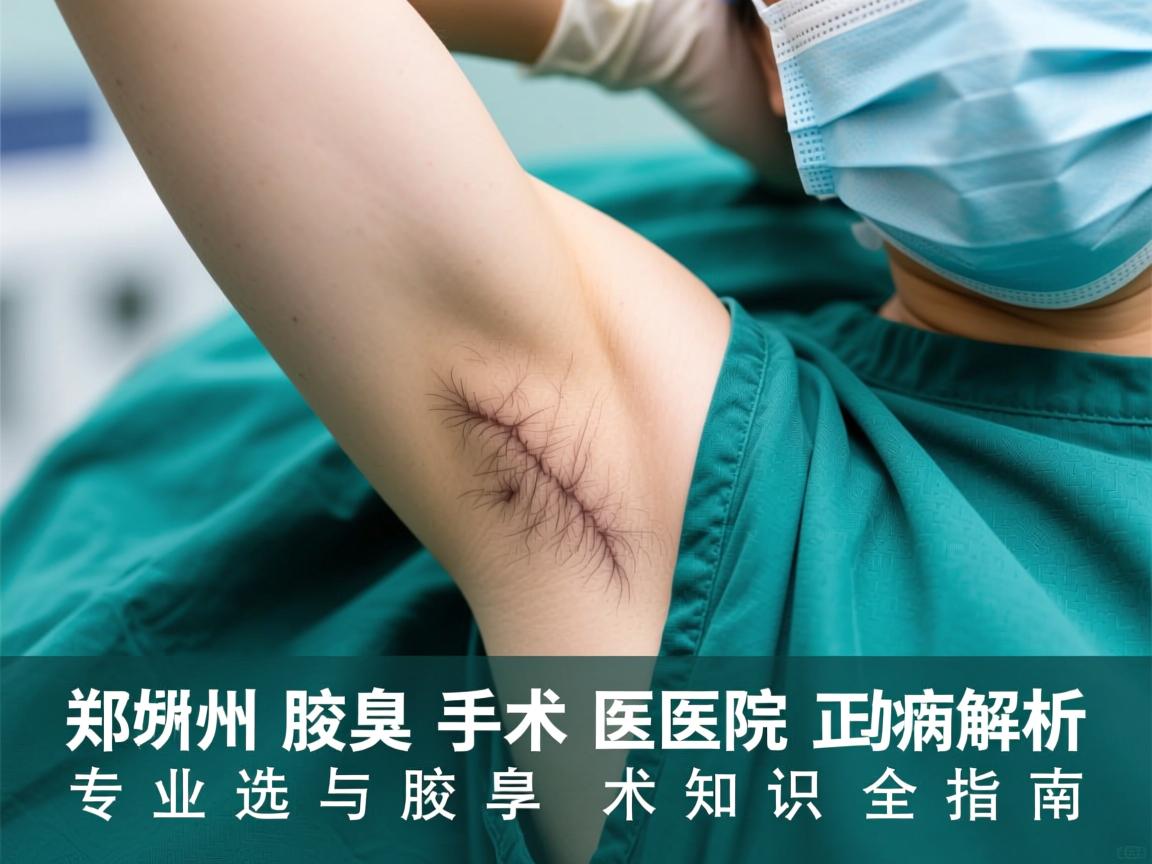 郑州腋臭手术医院解析，专业选择与腋臭手术知识全指南