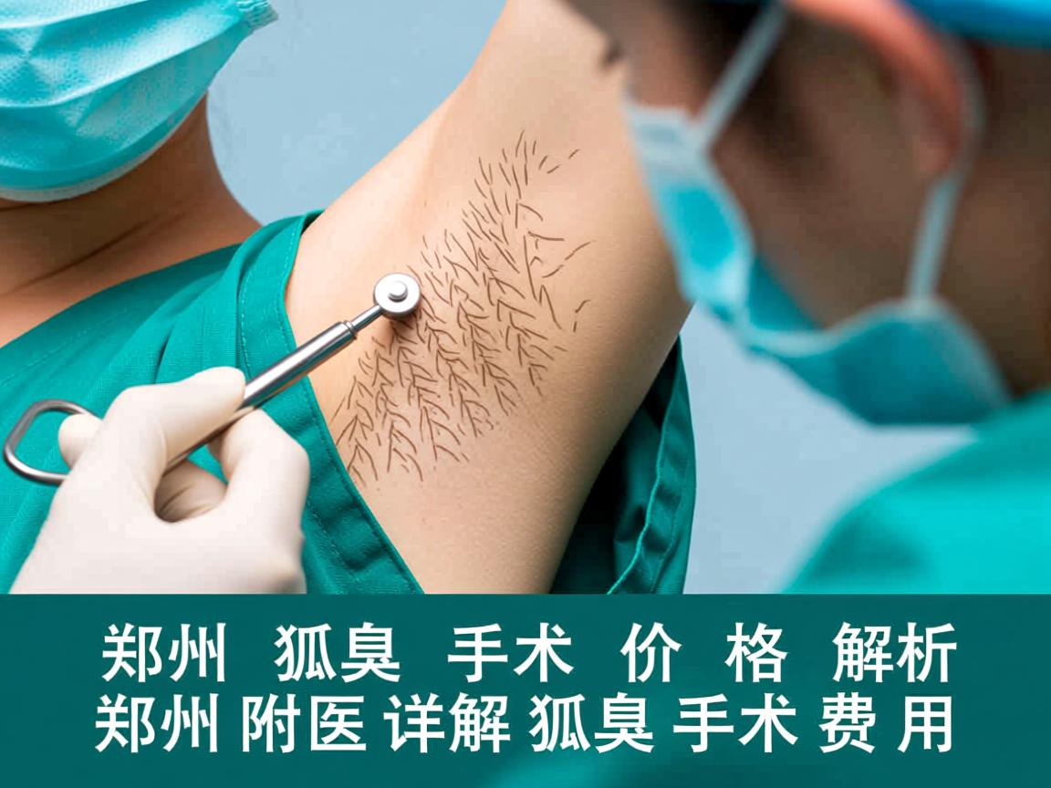 郑州狐臭手术价格解析，郑州附医详解狐臭手术费用