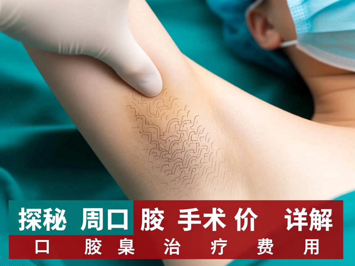 探秘周口腋臭手术价格 详解周口腋臭治疗费用
