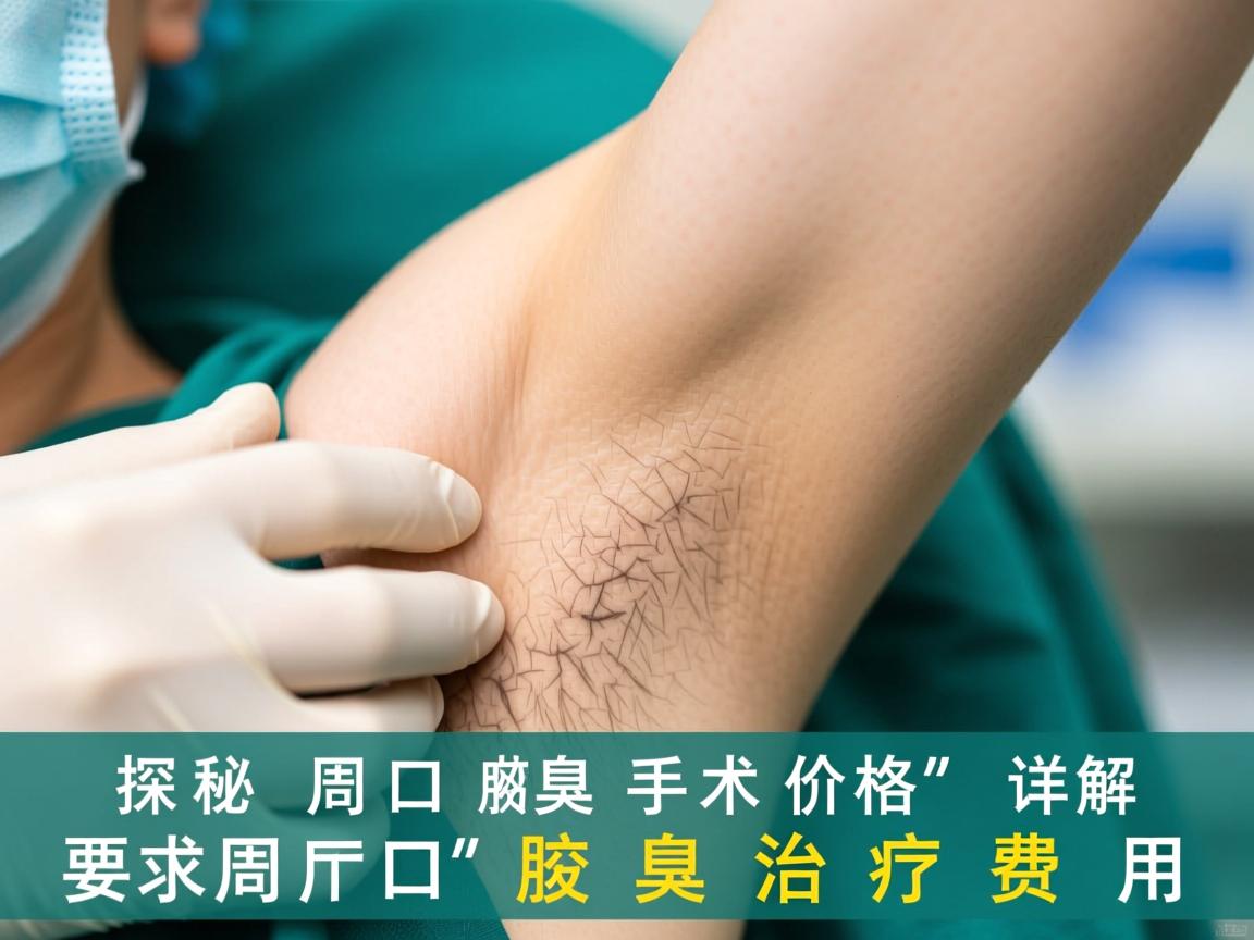 探秘周口腋臭手术价格 详解周口腋臭治疗费用