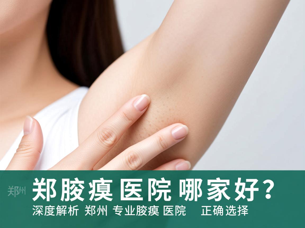 郑州腋臭医院哪家好？深度解析郑州专业腋臭医院的正确选择