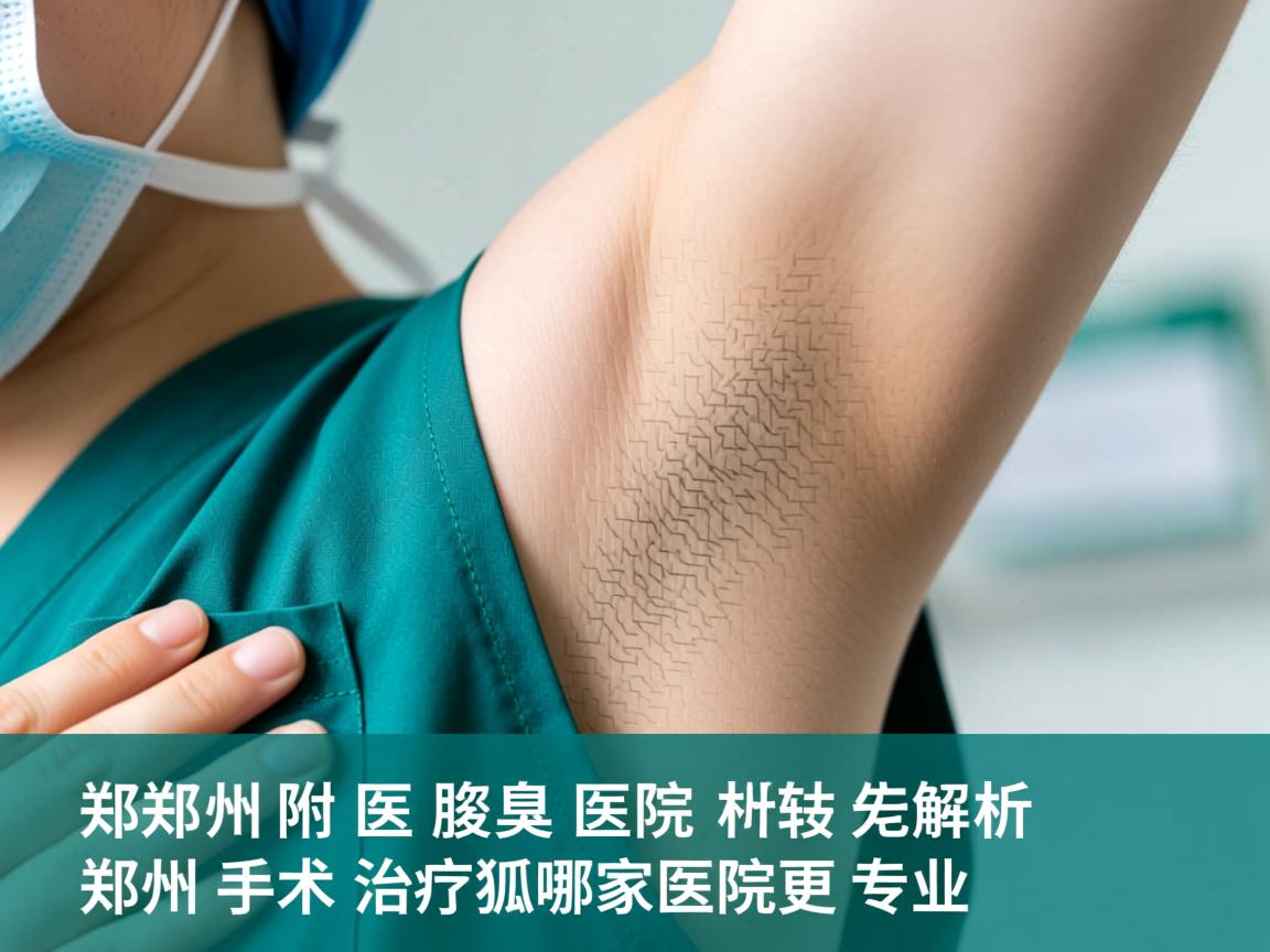 郑州附医腋臭医院解析，郑州手术治疗狐臭哪家医院更专业