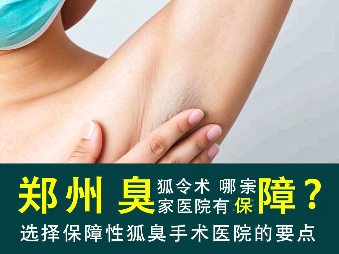 郑州狐臭手术哪家医院有保障？选择保障性狐臭手术医院的要点